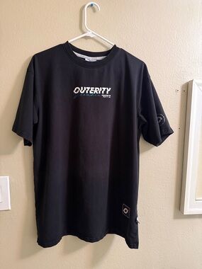 Outerity Black Graphic Short Sleeve Tee
